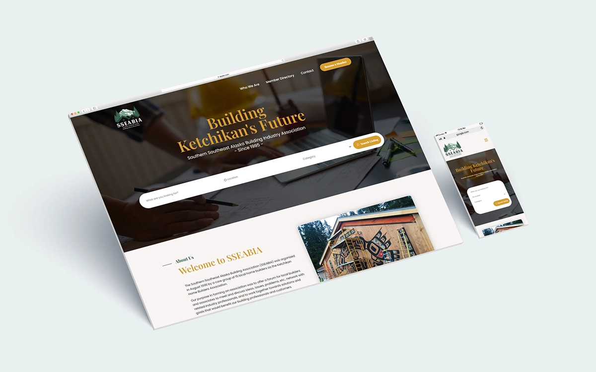 SSEABIA Website Mock up
