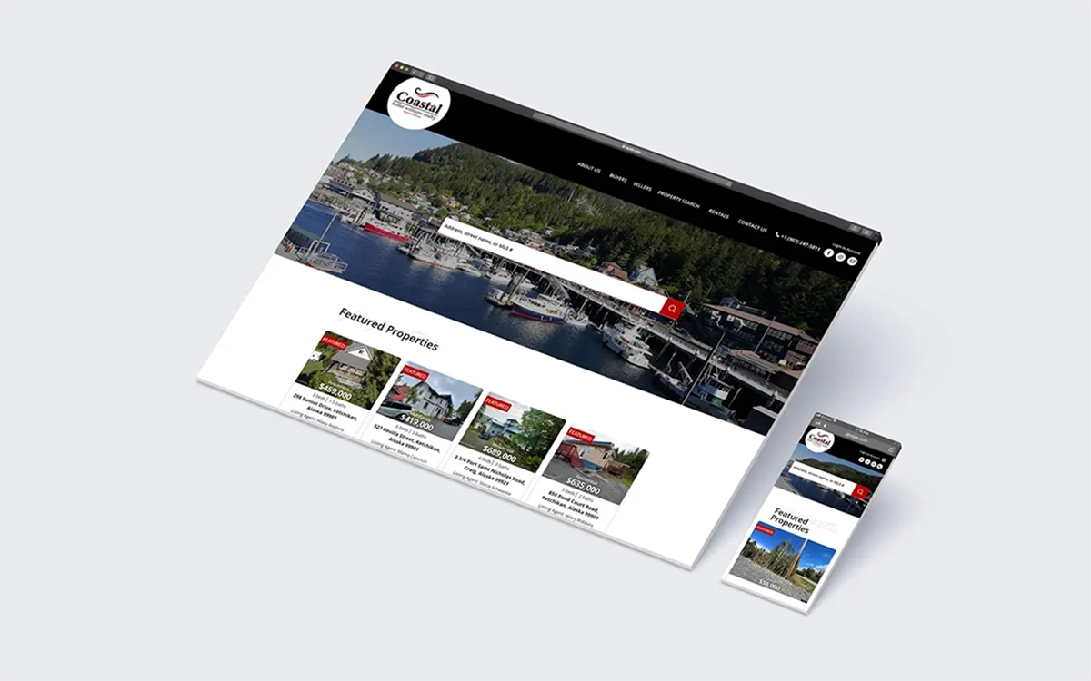 Coastal website preview image