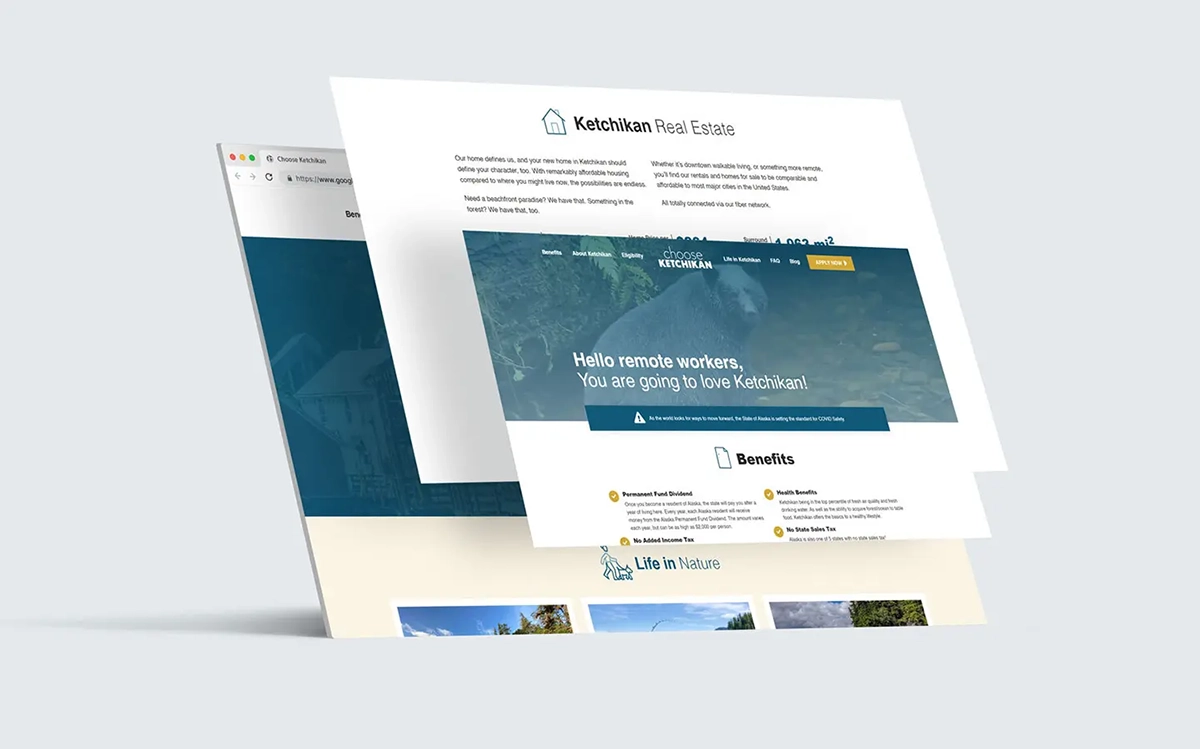 Choose Ketchikan website preview image