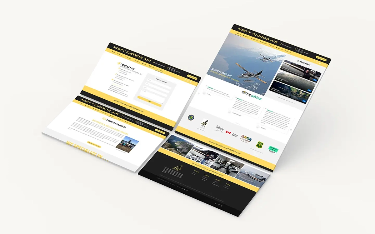 Misty Fjords website preview image