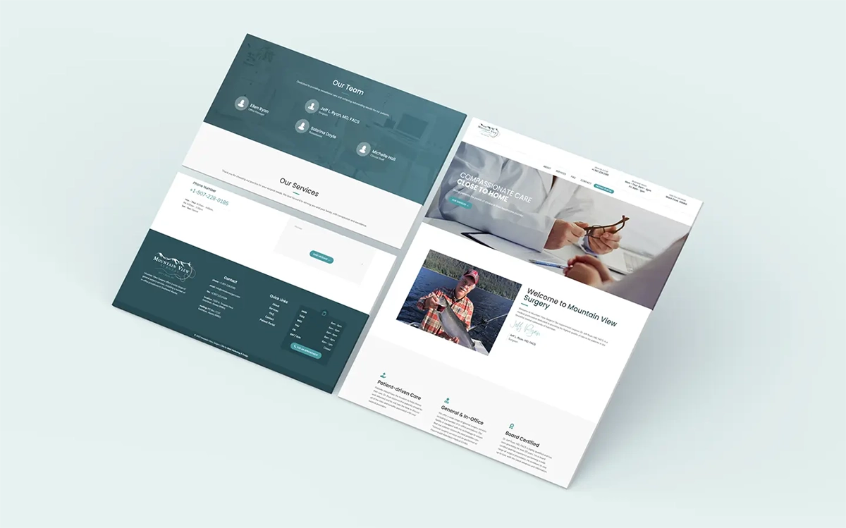 Mt. View Surgery website preview image